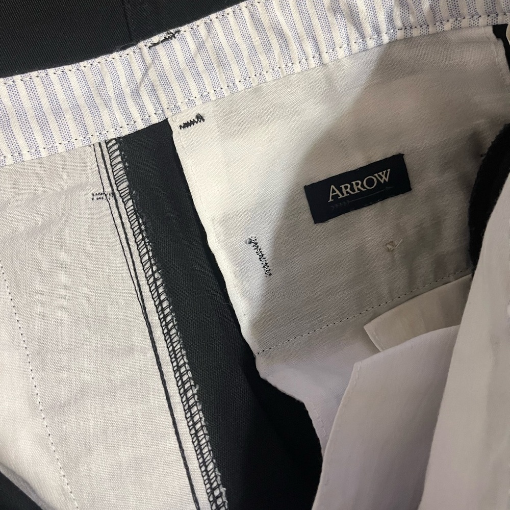 Arrow Black Formal Trousers - Picture 3 of 4